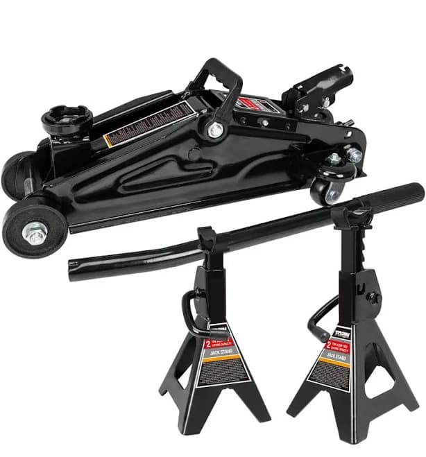 Torin 2-Ton Steel Manual Hydraulic Floor Jack