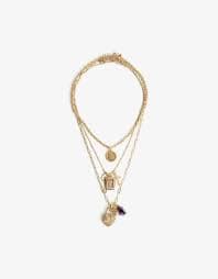 Pack of 3 pendant necklaces - Women | Bershka