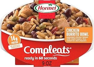 HORMEL COMPLEATS Chicken Burrito Bowl, 9 OZ, 6 Pack