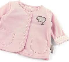 Sigikid Organic Cotton Baby Girls Reversible Jacket, Pink/White, 68, Pink / White : Amazon.com.be: Fashion