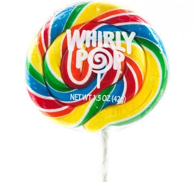 Oh! Nuts Rainbow Swirl Whirly Pops 5-Pack