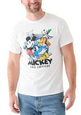 Men's Mickey Graphic Cotton T-Shirt