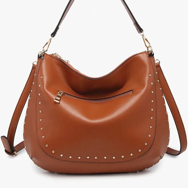 Aurelia Vegan Studded Hobo