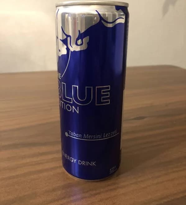 2025 Red Bull Blue Edition 250 Ml. Special Empty Can From Turkey