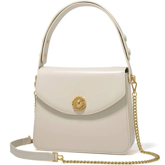 LA'FESTIN Women's Leather Satchel Purse