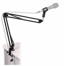 Microphone Arm Stand on Flexible Boom Scissor