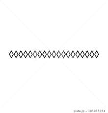 Rhombus frame border horizontal line shape icon... - Stock Illustration [105955034] - PIXTA