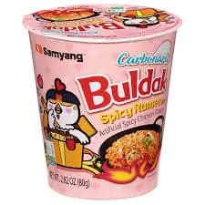 World Market Samyang Buldak Carbonara Hot Chicken Ramen Noodle Cup (Set of 2)