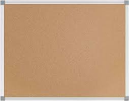 Bulkboard Maul stand, 60 x 45 cm, natural cork, aluminium frame, grey : Amazon.nl: Stationery & Office Supplies