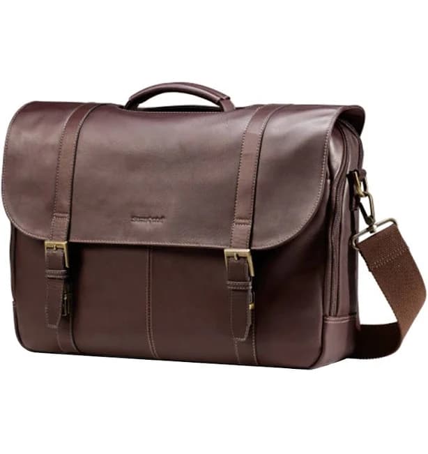 Samsonite Leather Flapover Case