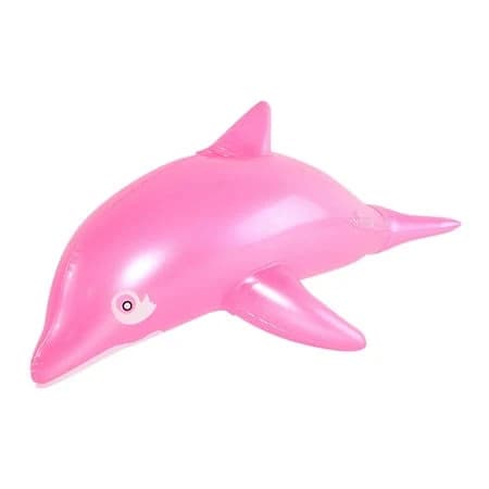 Bestsky Dolphin Inflatable Pool Toys & Floats,PVC Pink
