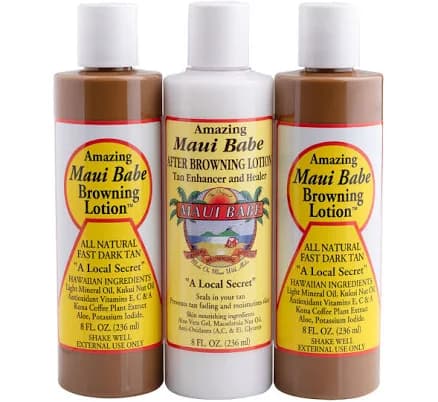 Original Browning Lotion and 1 After Sun