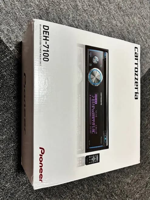 Pioneer Carrozzeria DEH-7100 1DIN CD USB Bluetooth Car Audio Receiver