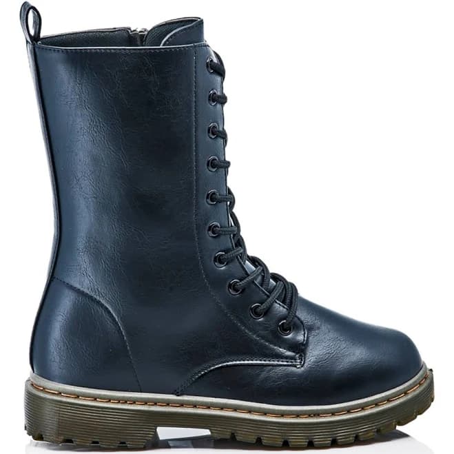 Henry Ferrara Women's B905 Mid Calf Combat Boots