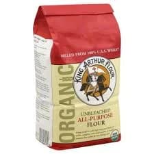 King Arthur Flour All Purpose Organic Flour 5 lb (Pack of 6)