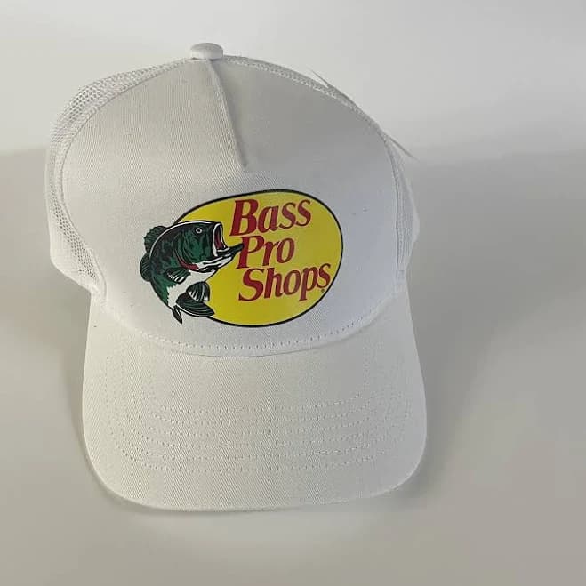 Bass Pro Shops Trucker Hat - (white)