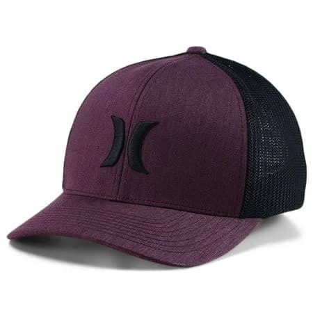 Hurley Men's Hat Icon Textures Stretch Flex Fit Mesh Trucker Cap