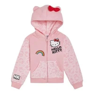 Hello Kitty Girls Fleece Cosplay Hoodie