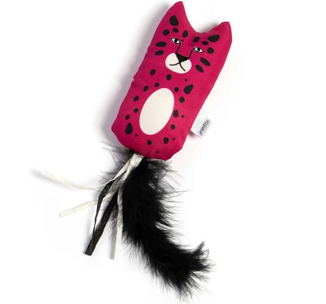 Petco Jupiter Red Feather & Ribbon Kicker Cat Toy