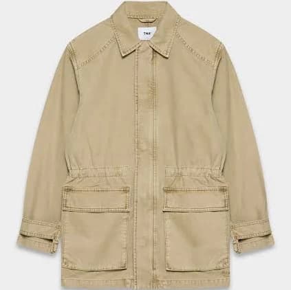 Tna Women's Jasper Field Jacket in Vintage Tan Khaki | Large