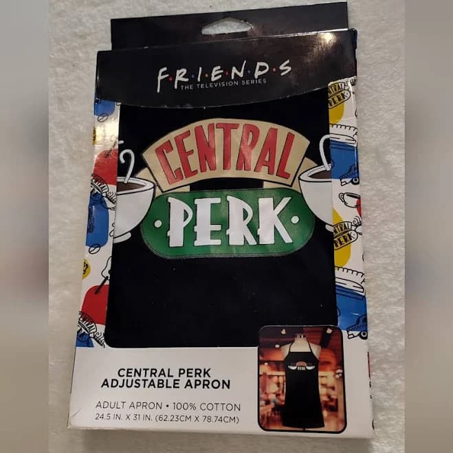 Friends Other | Nwt! Central Perk Themed Apron | Color: Black/Green | Size: Os | Pm-15181281's Closet