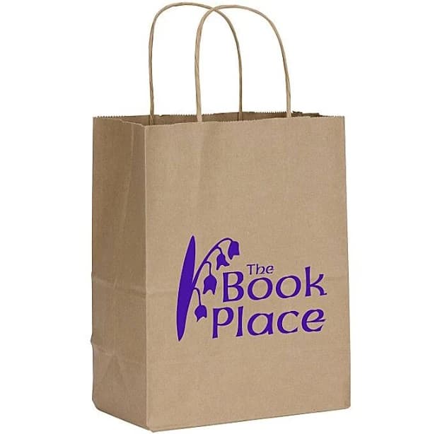 250 Branded Paper Bags | Brown Kraft Paper Bag - 10-1/2" x 8" | Promotional Items Imprinted with Your Company Logo | 4imprint