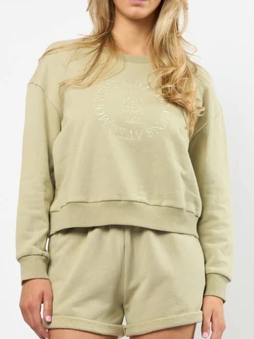 Viens Avec Moi Women's The Lakeside Set Cotton Graphic Sweatshirt