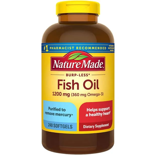 Nature Made Burp-Less Fish Oil Softgels