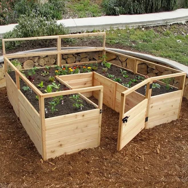 Outdoor Living Today RB88 8 ft. x 8 ft. Raised Garden Bed