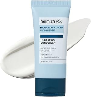RX Hyaluronic Acid Hydrating Sunscreen No White Cast, Lightweight, Fast-absorbing Daily Relief Facial Sunscreen, Moisturizing Broad Spectrum SPF 50, Korean Skincare 50ml,1.69 fl. oz