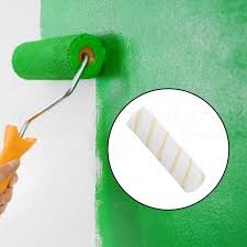 Painting Brush for Home Improvement 2" w/ 9" Paint Roller Cover Set of 2 Yellow | eBay