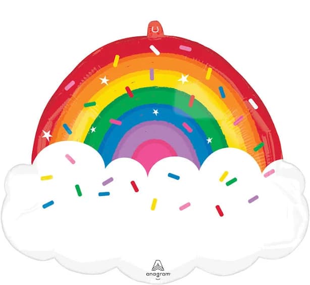 Anagram Rainbow Sprinkles Birthday Balloon