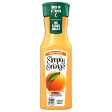 Simply Orange Juice Pulp Free 340ml
