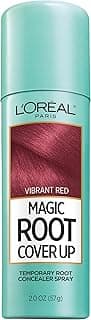 Magic Root Cover Up Temporary Concealer Spray for Gray Hair, Bright Red, 2 Oz