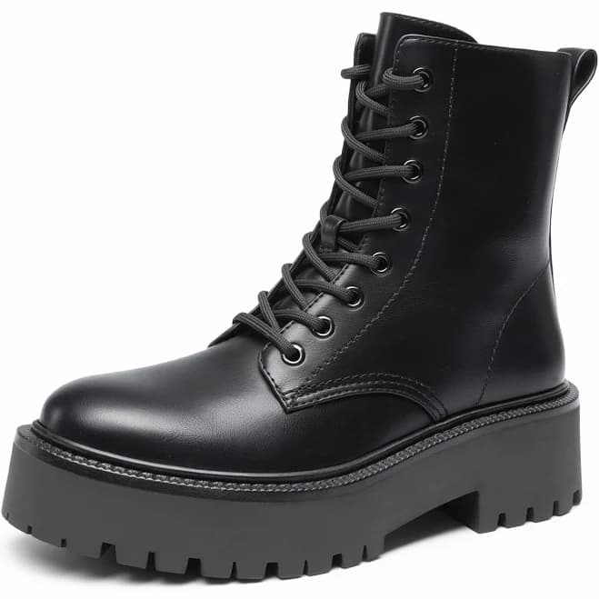 Dream Pairs Women's Lace Up Combat Ankle Boots