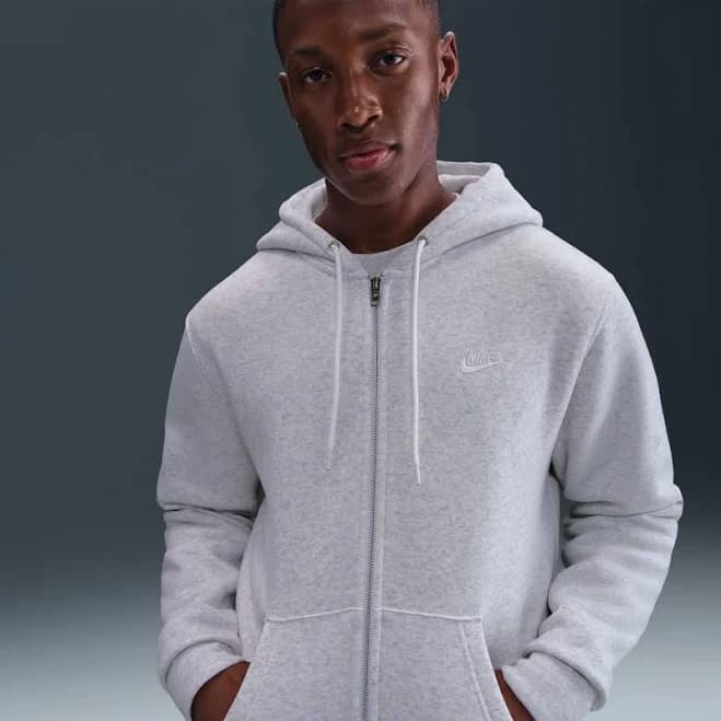Nike Men's Club Full-Zip Fleece Hoodie