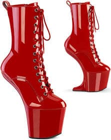 Craze-1040 Womens 8" Heelless Platform Ankle Boot CLEARANCE