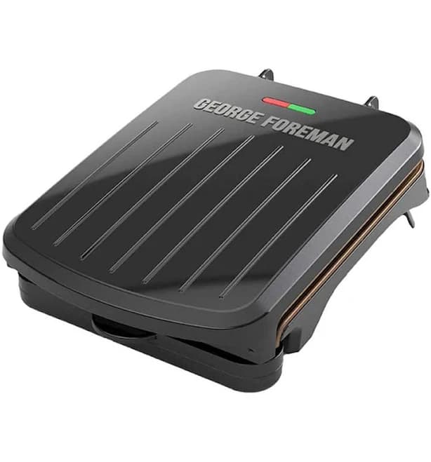George Foreman 2-Serving Classic Plate Electric Indoor Grill and Panini Press