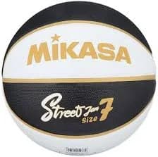 Mikasa Basketball No. 7 Rubber Black/White/Gold Bb702D-Bkwgl-Ec Recomm [SKU:621]