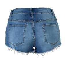 gakvbuo Summer Denim Shorts for Women Mid Rise Frayed Raw Hem Ripped Jean Shorts Stretchy Folded Hem Hot Short Jeans - Walmart.com
