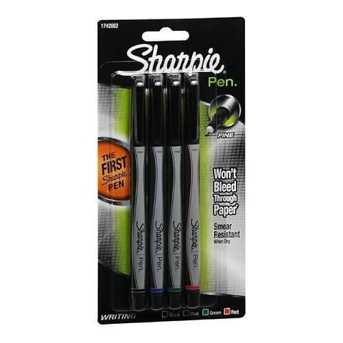 Sharpie Fine Point Pens 4 ct
