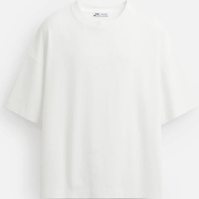 Zara Men's Watercolor Print T-Shirt