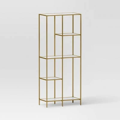 Threshold Contemporary Display Storage Book Rack