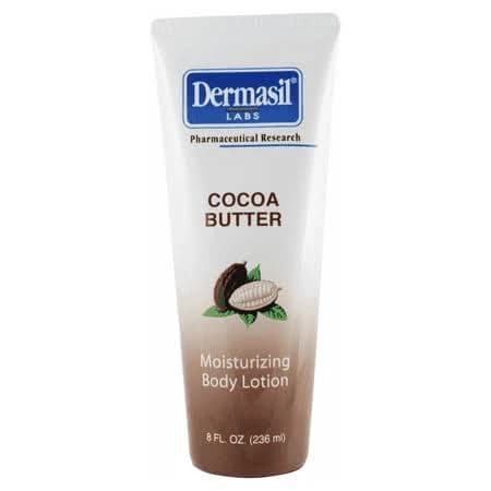 2-pack Dermasil Labs Moisturizing Body Lotion - Cocoa Butter 8oz Tube Smooths Dry Skin, Size: 8 oz, Yellow