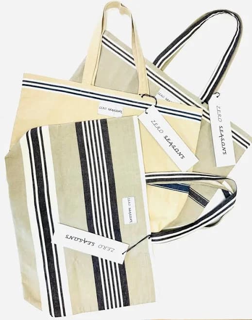 Skinny Khaki Tote Handbag