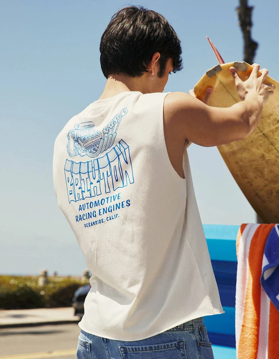 Brixton Men's Horsepower Muscle Tank Top
