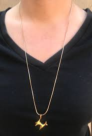 24K Gold Plated Cat Pendant With 26 Inch 14k Gold Plated Chain - Etsy Australia