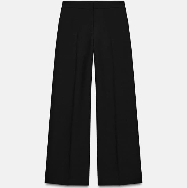 Zara Women's High-Waisted Straight Leg Pants