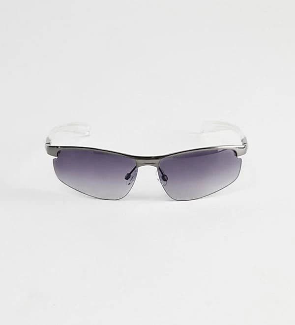 Nikko Men's Metal Shield Sunglasses