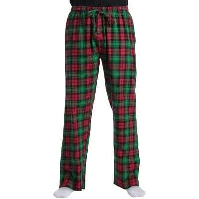 #followme Men's 100% Cotton Flannel Plaid Pajama Pants